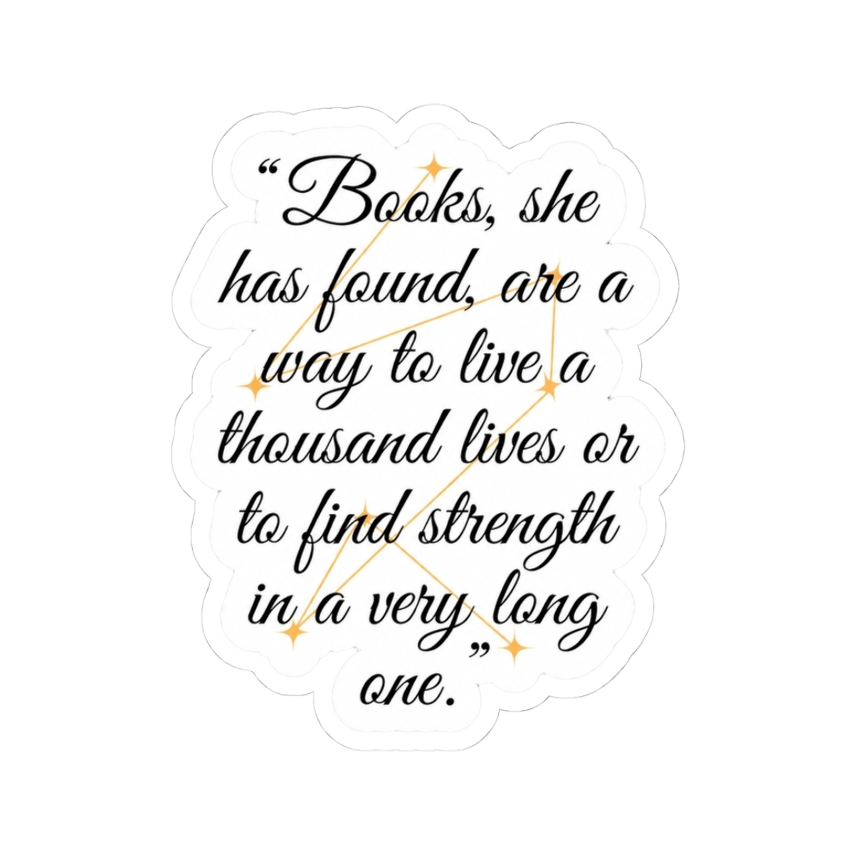 The Invisible Life Of Addie Larue Quotes Sticker | V. E. Schwab - Official stickers merchandise