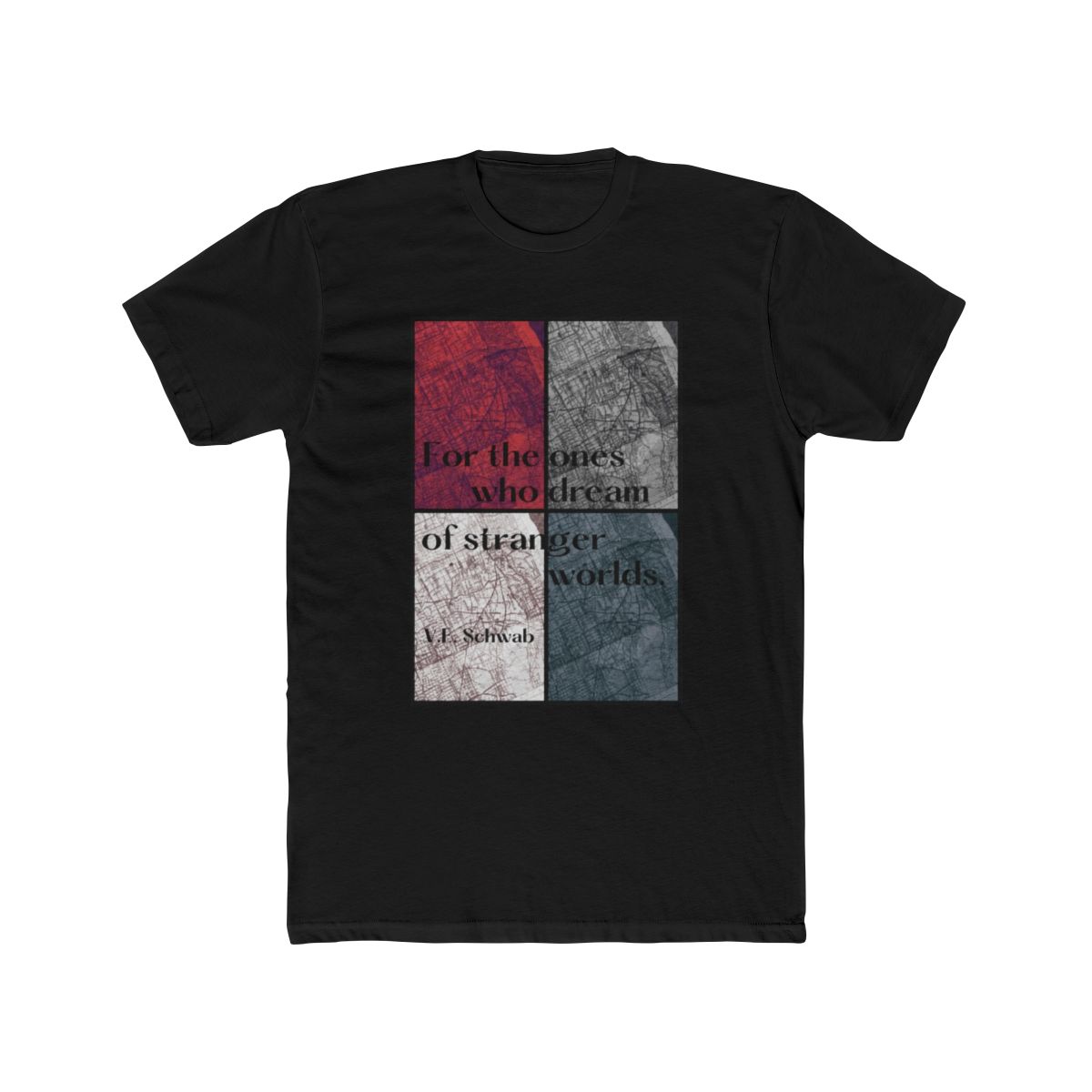 Inspired by A Darker Shade of Magic Dedication T Shirt | V. E. Schwab - alternate angle 4, merchandise
