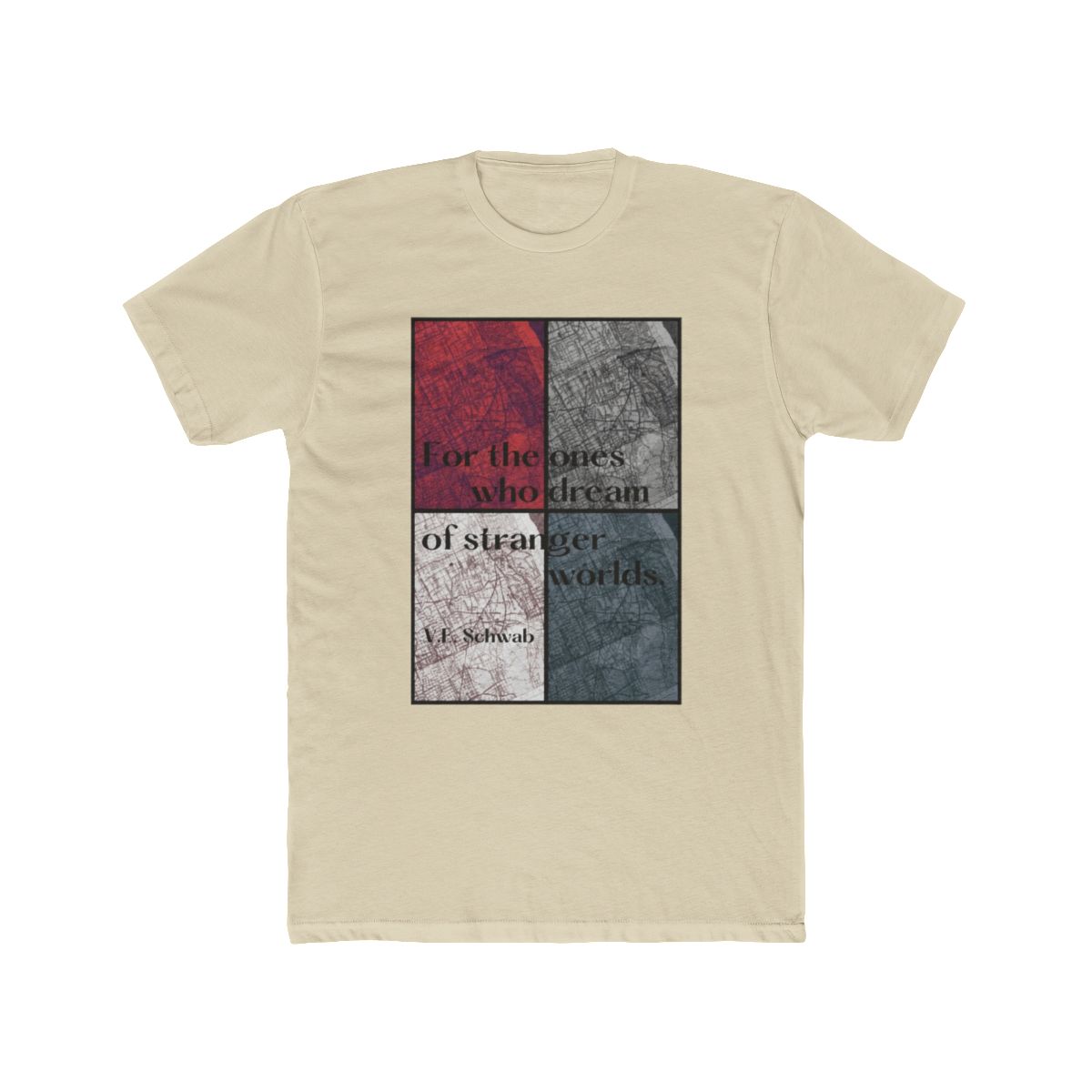 Inspired by A Darker Shade of Magic Dedication T Shirt | V. E. Schwab - alternate angle 5, merchandise
