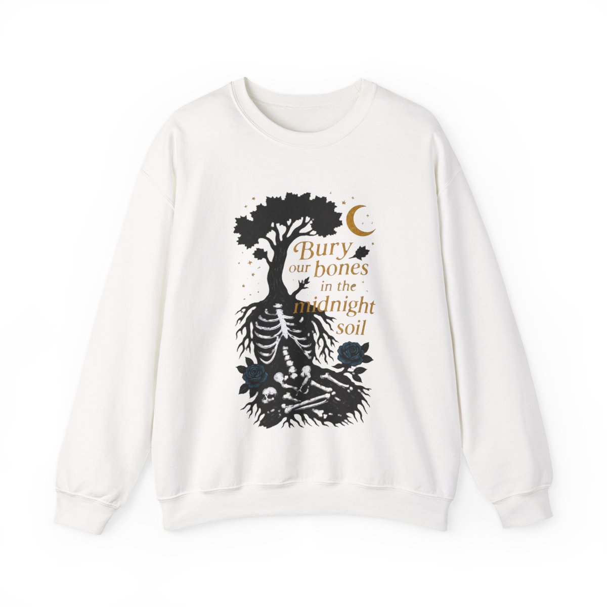 Bury Our Bones in the Midnight Soil Book VE Schwab Crewneck T-Shirts | V. E. Schwab - Official sweatshirts merchandise