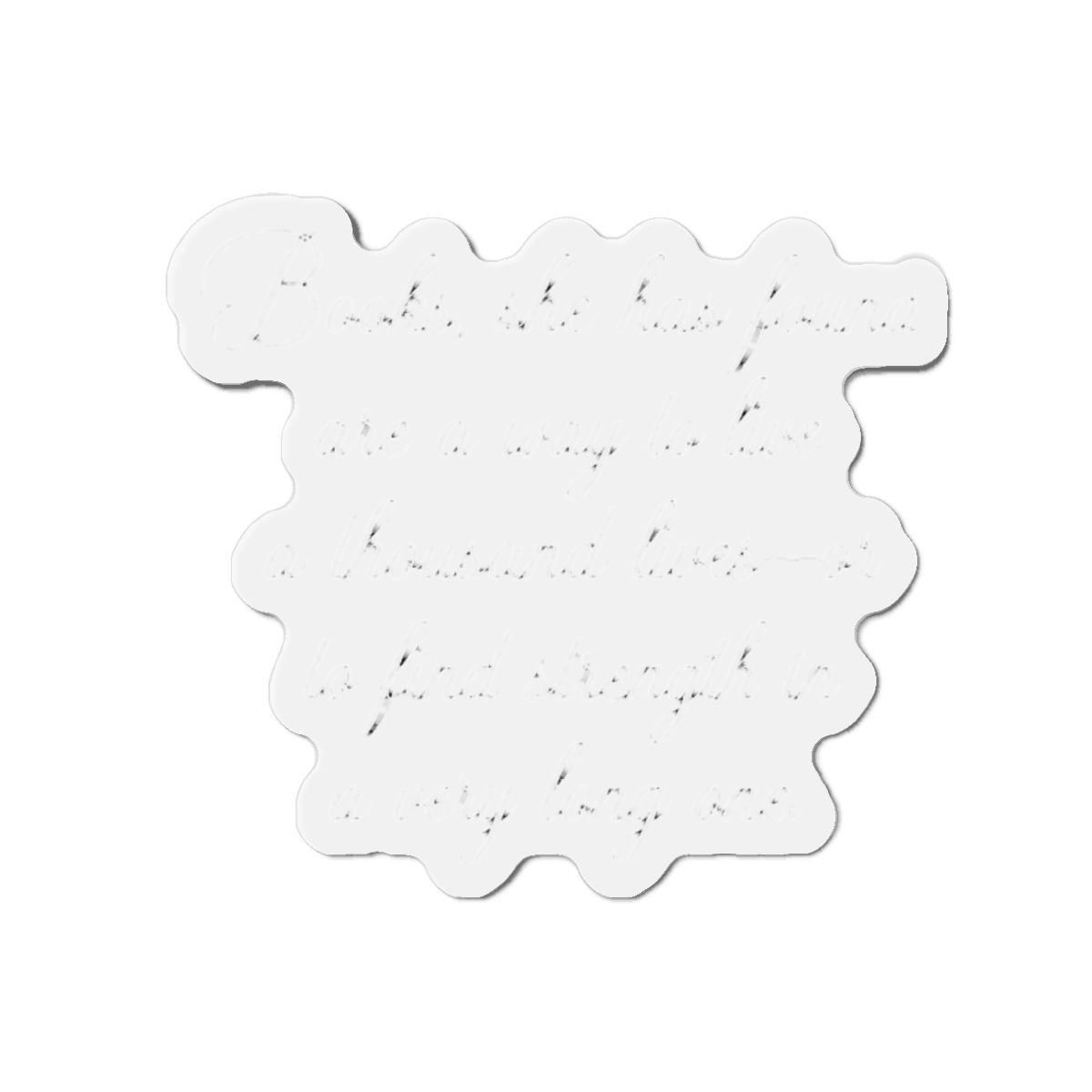 The Invisible Life of Addie LaRue quote Magnet | V. E. Schwab - Official Creator merchandise
