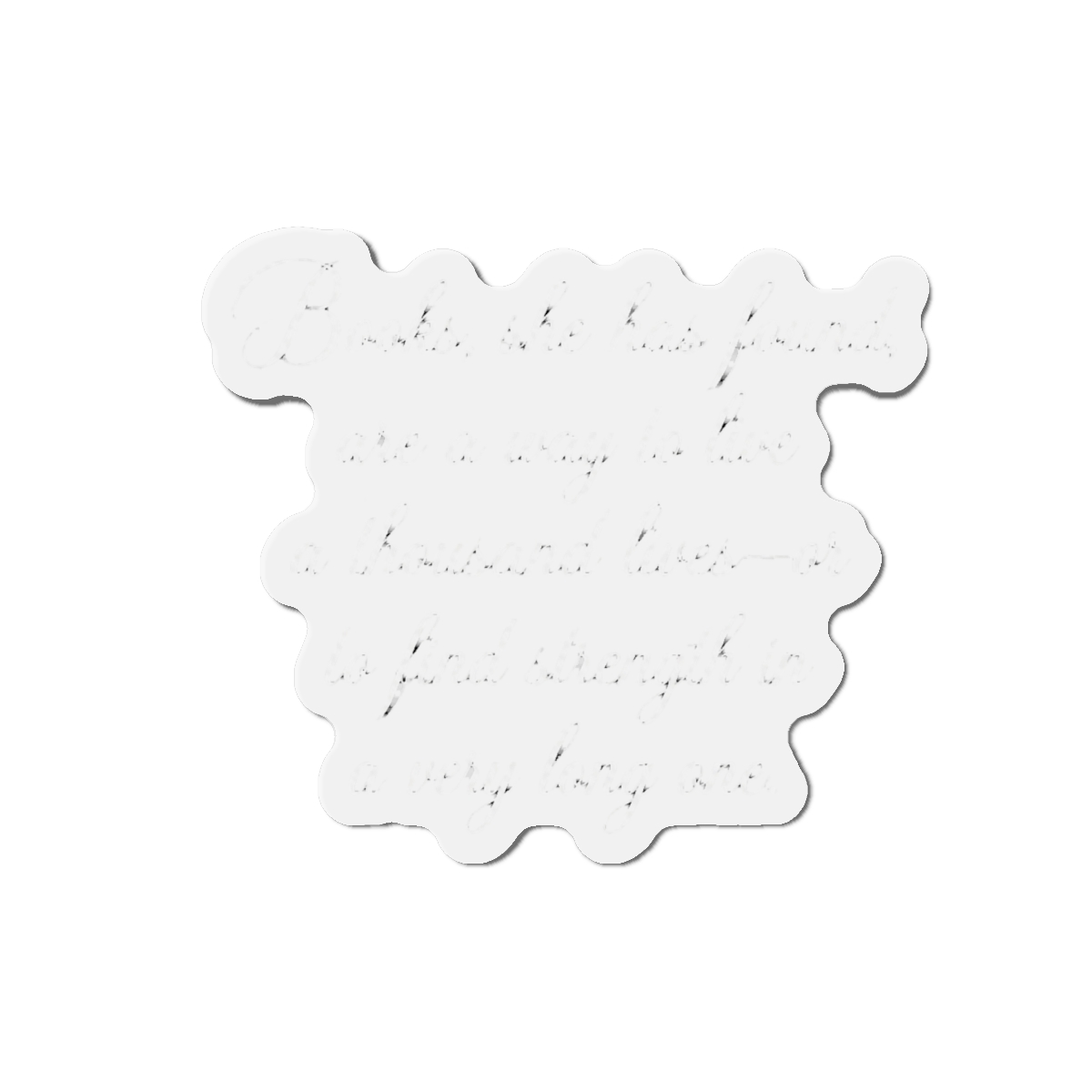 The Invisible Life of Addie LaRue quote Magnet | V. E. Schwab - alternate angle 4, merchandise